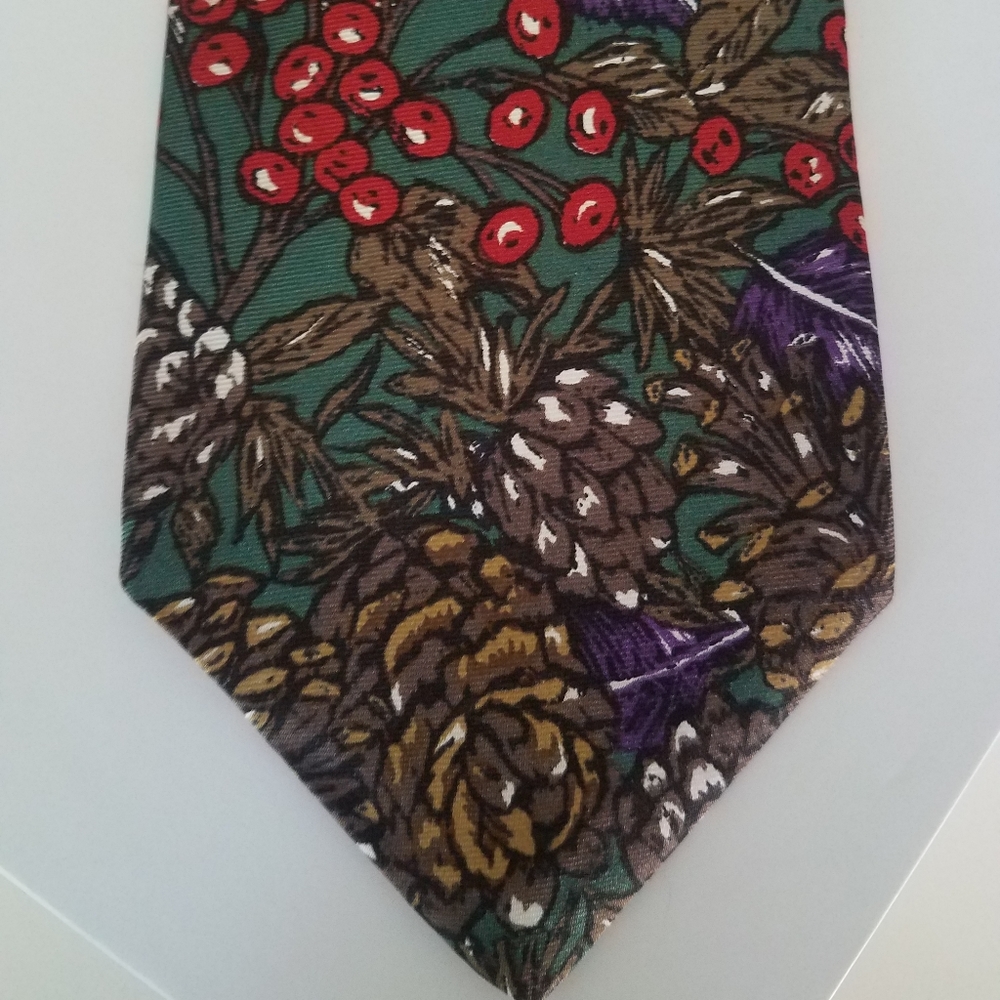 Necktie Perry Ellis Imported Silk Men's